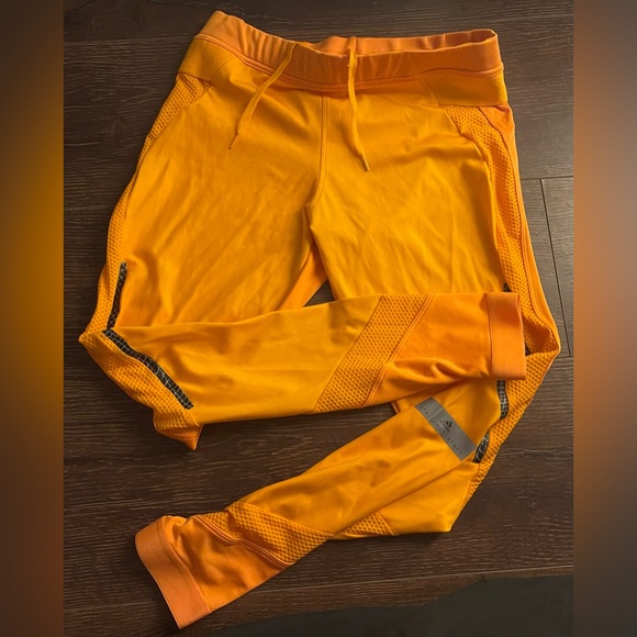 Adidas by Stella McCartney orange running tights with reflective details - Picture 3 of 3